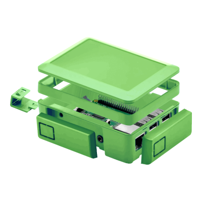 Raspberry Pi 2/3 Case Green - 7