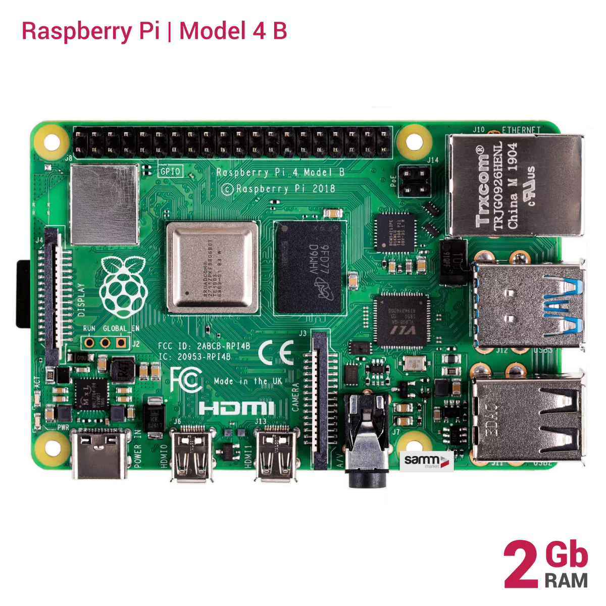 Raspberry Pi - Raspberry Pi 4 - 2GB