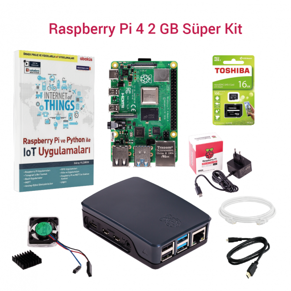 SAMM - Raspberry Pi 4 2GB Süper Kit