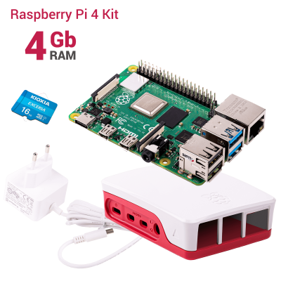Raspberry Pi 4 4GB Başlangıç Kiti - 1