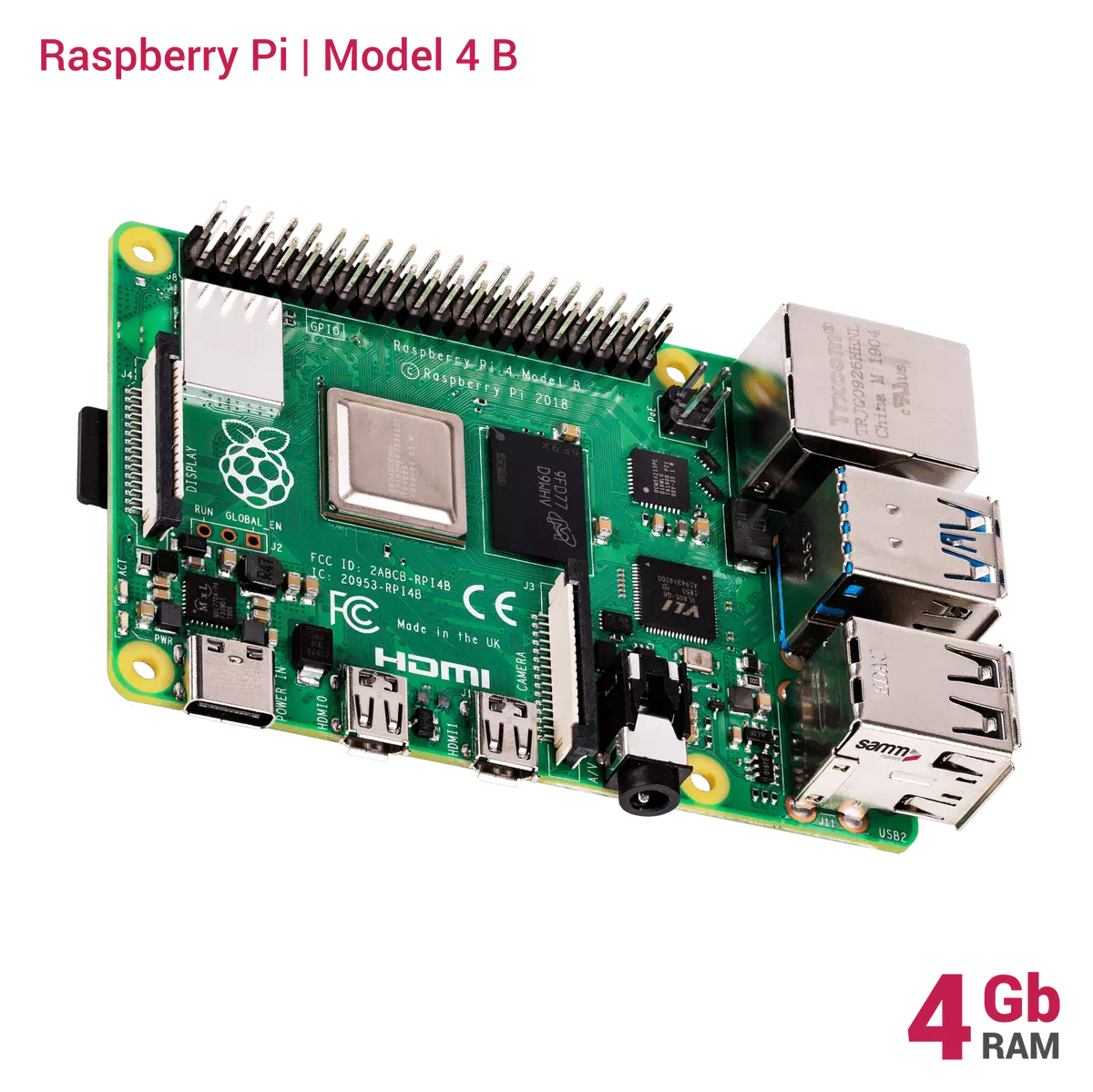 Raspberry Pi 4 - 1 Go de RAM