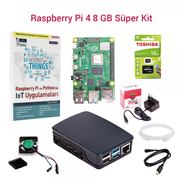 SAMM - Raspberry Pi 4 8GB Süper Kit