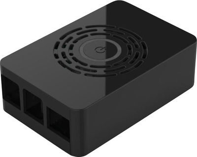 Raspberry Pi 4 Black Case - Power Button - 1