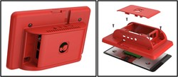 Multicomp Pro - Raspberry Pi 4 Compatible Display Case - Red