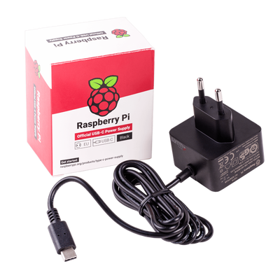 Raspberry Pi 4 Güç Adaptörü 5.1V 3A Siyah (Lisanslı) - 1