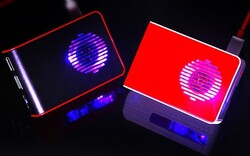 Raspberry Pi 4 LED Fan Case Red-White - Thumbnail