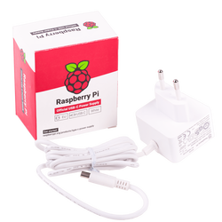 Raspberry Pi - Raspberry Pi 4 Official White Power Supply - 5V/3A