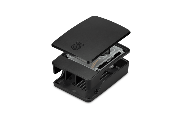 Raspberry Pi 5 Lisanslı Kutu Siyah - Gri