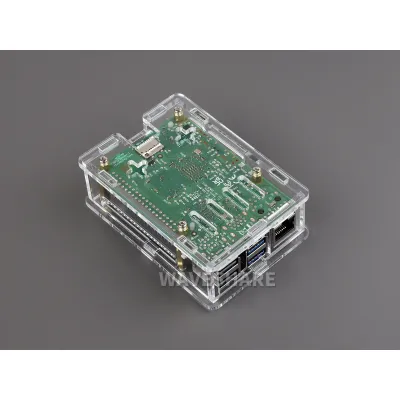 Raspberry Pi 5 Şeffaf Akrilik Kılıf - 1