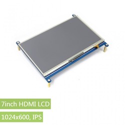 Raspberry Pi 7'' 1024x600 HDMI Dokunmatik IPS LCD Ekran - Thumbnail