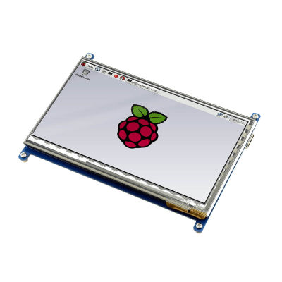Raspberry Pi 7 inç 1024 x 600 HDMI Kapasitif Dokunmatik IPS LCD (C) Ekran - 2