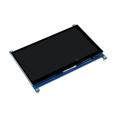 Raspberry Pi 7 inç 1024 x 600 HDMI Kapasitif Dokunmatik IPS LCD (C) Ekran - 3