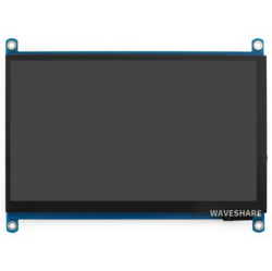Waveshare - Raspberry Pi 7 inç Kapasitif 1024×600 Dokunmatik Ekran LCD (H), HDMI, IPS