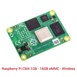 Raspberry Pi CM4 1GB - 16GB eMMC - Wireless - Thumbnail