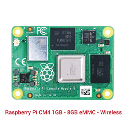Raspberry Pi CM4 1GB - 8GB eMMC - Wireless - Thumbnail
