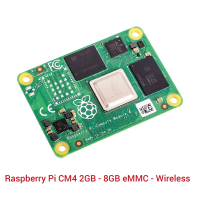 Raspberry Pi CM4 2GB - 8GB eMMC - Wireless - 2