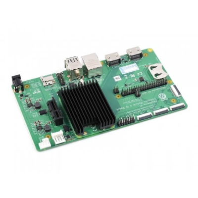 Raspberry Pi Compute Module 4 CM4 için Özel Alüminyum Soğutucu, Anten Yuvalı