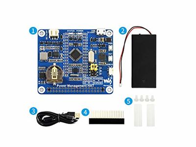 Raspberry Pi Embedded Arduino MCU and RTC Power Management HAT