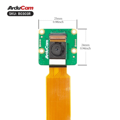 Raspberry Pi için Arducam 12.3MP 477M Mini Geniş Açı Kamera Modülü - 5