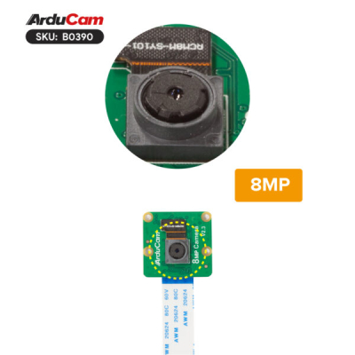 Raspberry Pi için Arducam IMX219 Sabit Odaklı Kamera Modülü - 4