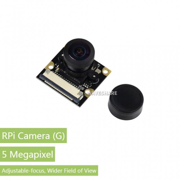 Waveshare - Raspberry Pi Kamera, Balık Gözü Lens (G)