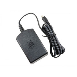 Raspberry Pi Official Power Adapter - 5.1V 2.5A (Black) - Thumbnail