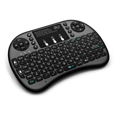 Rii i8+ Mini Wireless Keyboard With Touchpad - 1