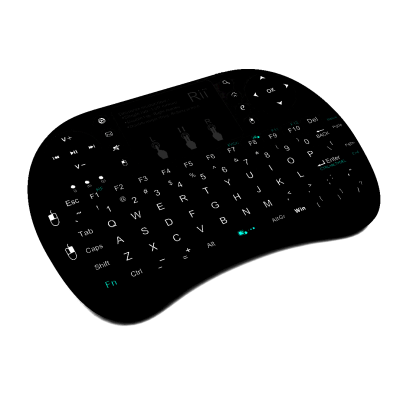 Rii i8+ Mini Wireless Keyboard With Touchpad - 2