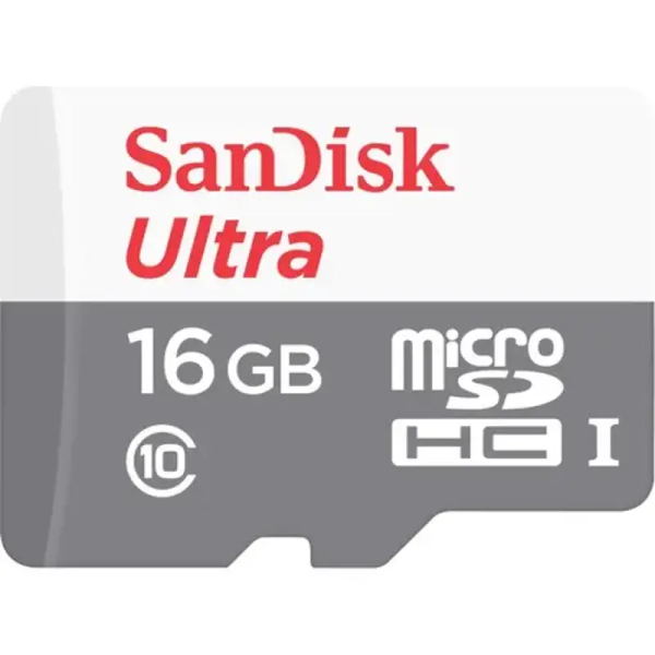 Sandisk Ultra microSDHC 80MB/s 16GB (with Adapter) - SanDisk
