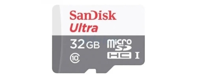 SDSQUNR-032G-GN3MN - SanDisk Ultra 32GB 100MB/s microSDHC UHS-I Memory Card - 1