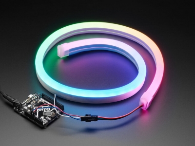 Silicone Encased NeoPixel RGB Neon-Like LED Flex Strip - 1m - 1