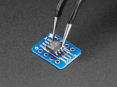 SMT Breakout PCB for SOIC-8, MSOP-8, or TSSOP-8 - 6 Pack - 2