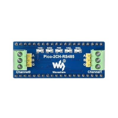 SP3485 Transceiver for Raspberry Pi Pico (2-Channel RS485 Module for UART - RS485) - 4
