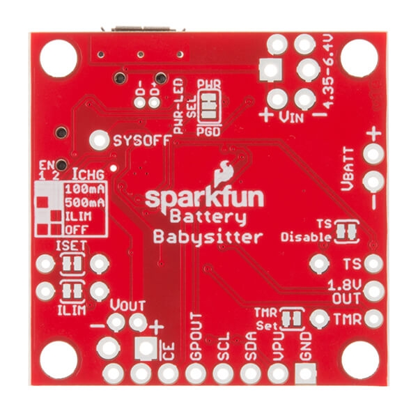 SparkFun Battery Babysitter - LiPo Battery Manager - Thumbnail