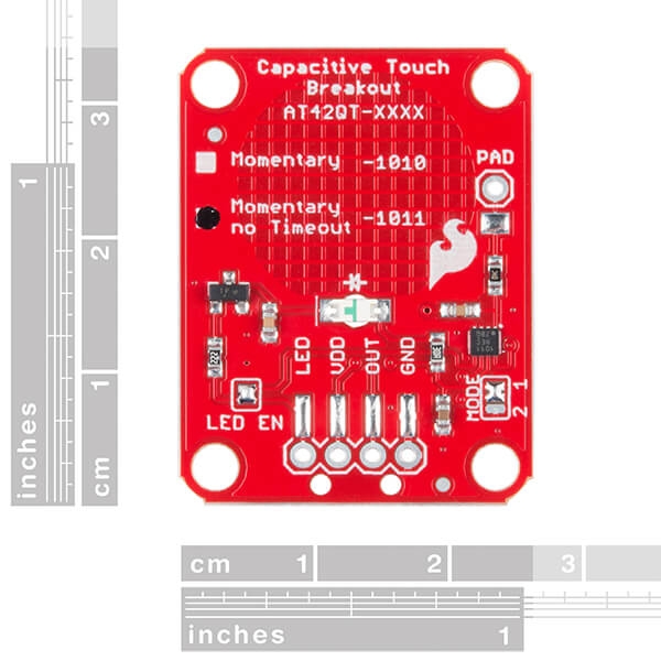 SparkFun Capacitive Touch Breakout - AT42QT1011 - Thumbnail