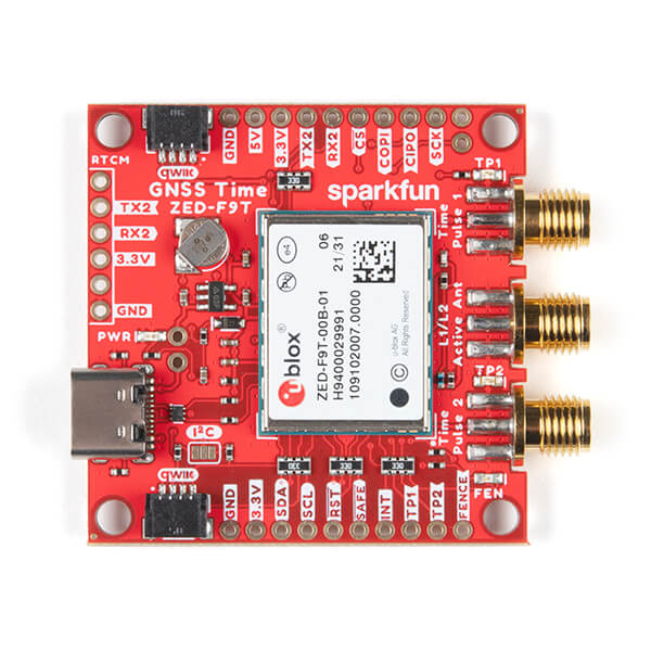 SparkFun GNSS Zamanlayıcı Breakout - ZED-F9T (Qwiic) | SAMM Market