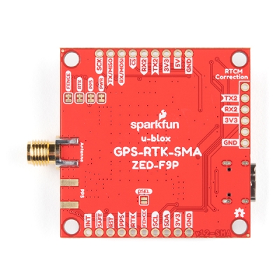 SparkFun GPS-RTK-SMA Breakout - ZED-F9P (Qwiic) - 3