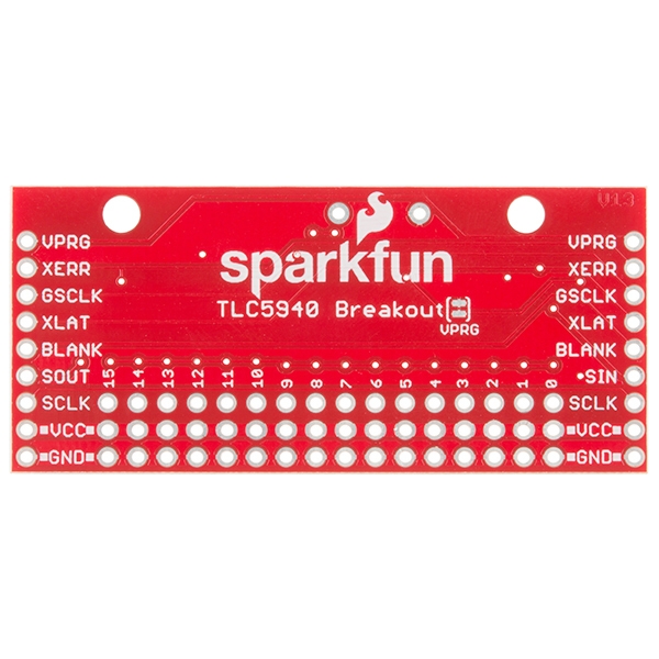 SparkFun LED Driver Breakout - TLC5940 (16 Channel) - Thumbnail