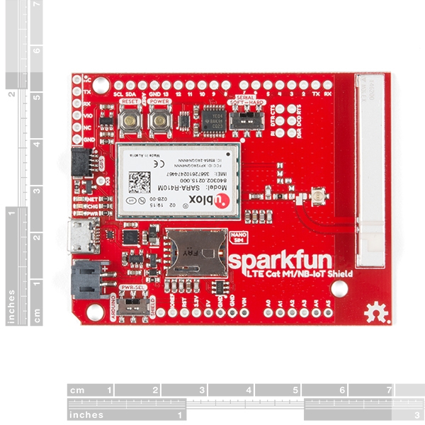 SparkFun LTE CAT M1/NB-IoT Shield - SARA-R4 - Thumbnail