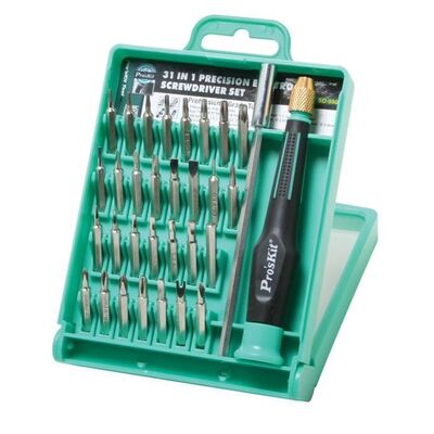 The Pro'sKit SD-9802 is a 31-piece screwdriver set - 1