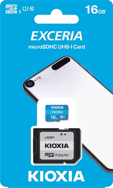 Toshiba - Toshiba 16 GB Micro SDHC Memory Card Exceria