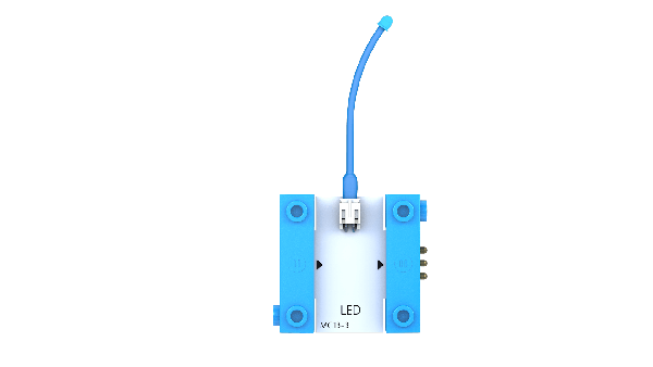 Twin Bilim - Twin Kablolu LED Mavi