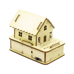 Stemist - Wooden RGB House